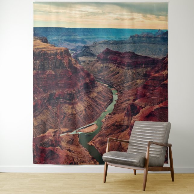 Nationalpark Grand Canyon Arizona, Fluss Colorado Wandteppich (Beispiel)