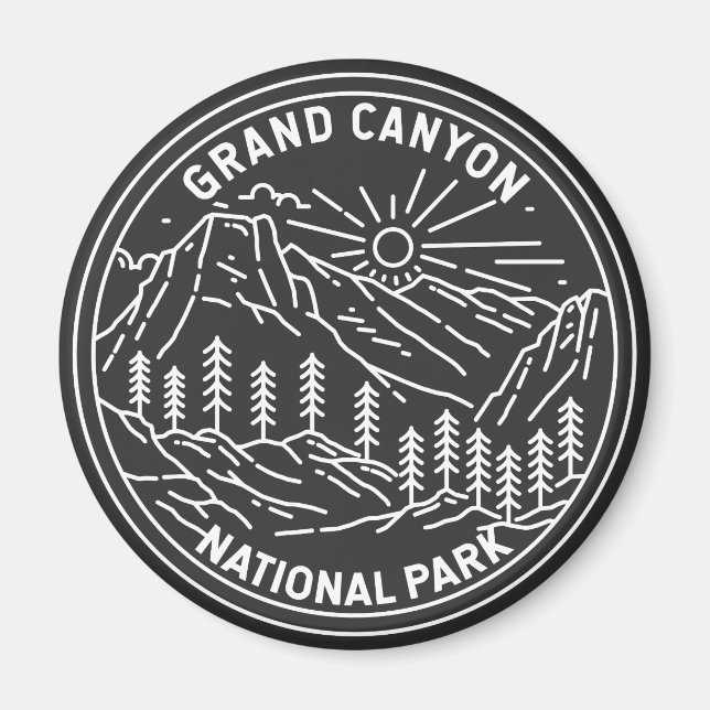 Nationalpark Grand Canyon Magnet (Vorne)