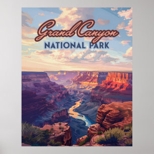 Nationalpark Grand Canyon Poster