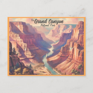 Nationalpark Grand Canyon Vintag Postkarte