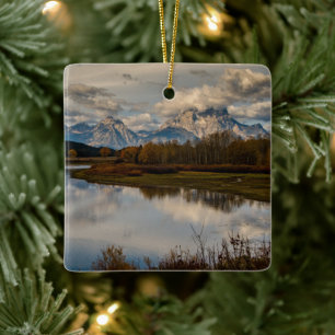 Nationalpark Grand Teton im Herbst Keramikornament