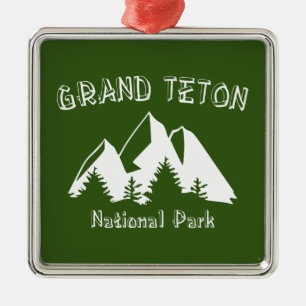 Nationalpark Grand Teton Ornament Aus Metall
