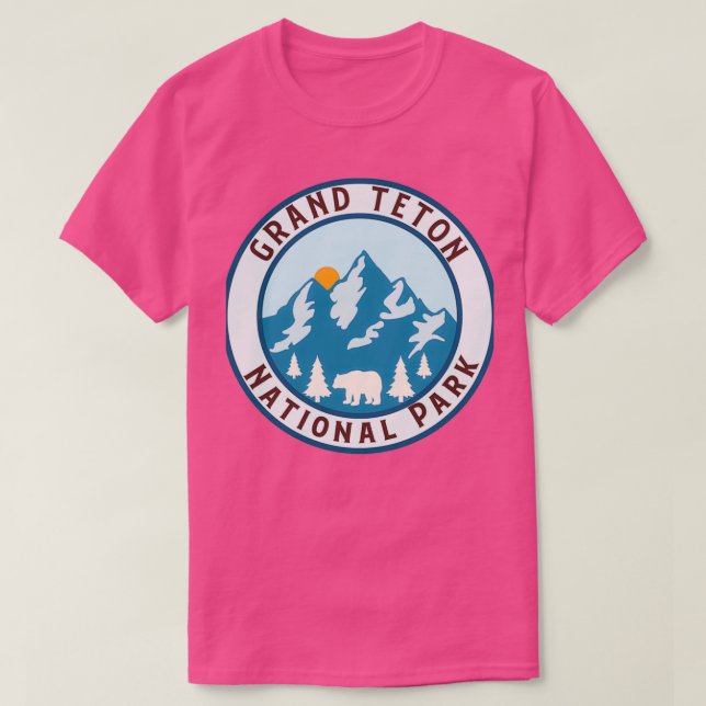 Nationalpark Grand Teton T-Shirt (Design vorne)
