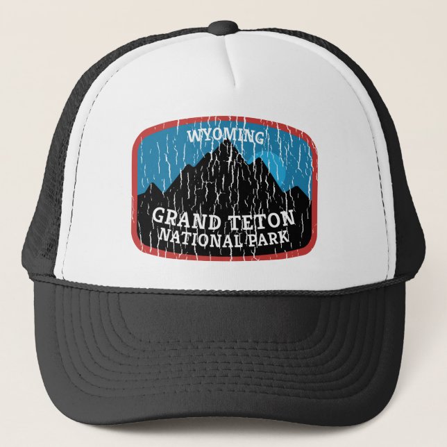Nationalpark Grand Teton Truckerkappe (Vorderseite)