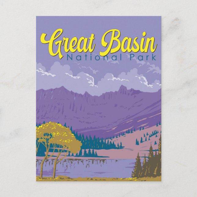 Nationalpark Great Basin Postkarte (Vorderseite)