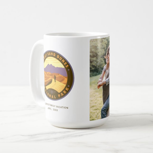 Nationalpark Great Sand Dunes Kaffeetasse (Vorderseite Links)