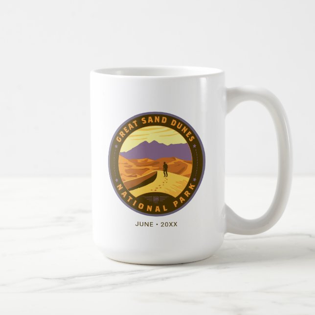 Nationalpark Great Sand Dunes Kaffeetasse (Rechts)