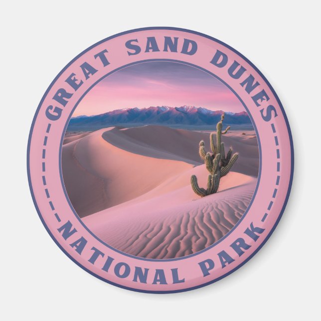 Nationalpark Great Sand Dunes Magnet (Vorne)