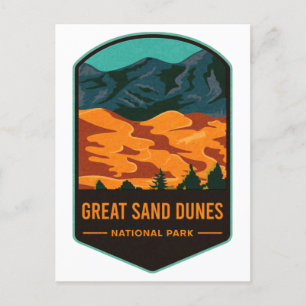 Nationalpark Great Sand Dunes Postkarte