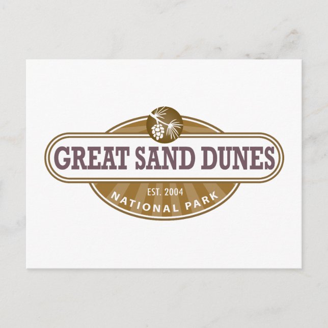Nationalpark Great Sand Dunes Postkarte (Vorderseite)