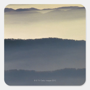 Nationalpark Great Smoky Mountains Quadratischer Aufkleber