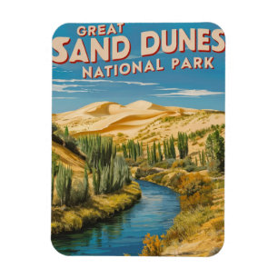 Nationalpark Grosses Sand Dunes Magnet