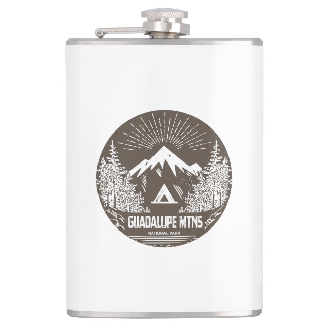 Nationalpark Guadalupe Flachmann (Vorderseite)