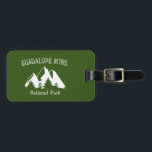 Nationalpark Guadalupe Gepäckanhänger<br><div class="desc">Der Guadalupe Mountains National Park schützt das weltweit größte Permian Fossil Riff und hat die vier höchsten Gipfel in Texas!</div>