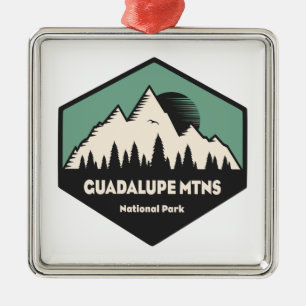 Nationalpark Guadalupe Ornament Aus Metall