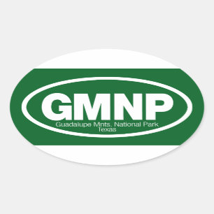 Nationalpark Guadalupe Ovaler Aufkleber