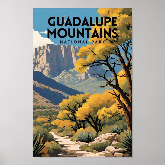 Nationalpark Guadalupe Poster (Vorne)