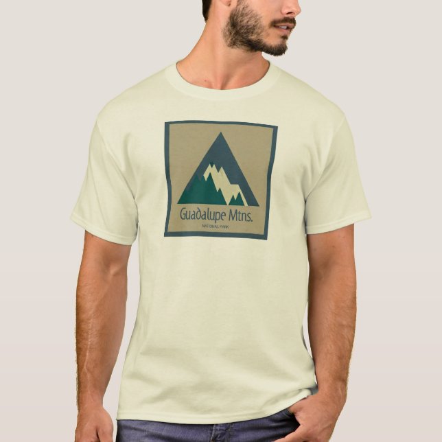 Nationalpark Guadalupe Rustikales T-Shirt (Vorderseite)