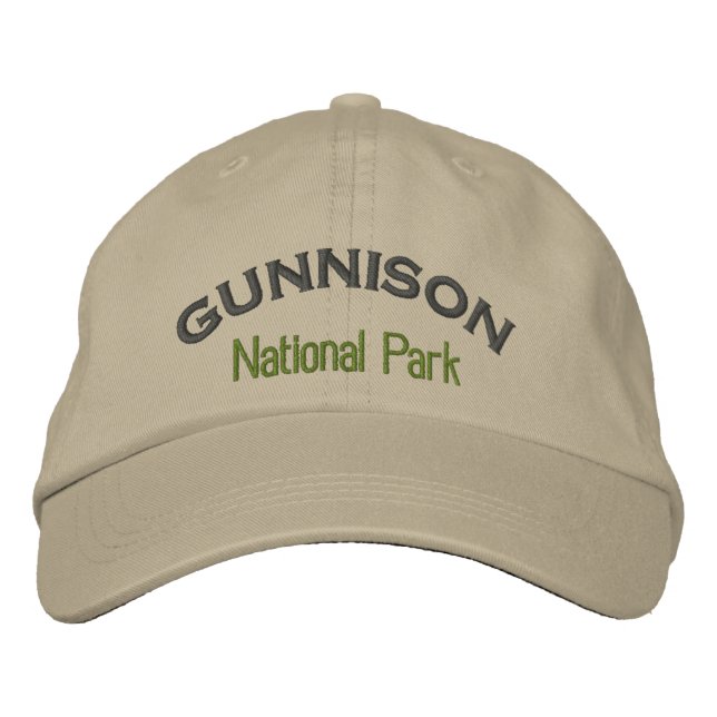 Nationalpark Gunnison Bestickte Baseballkappe (Vorderseite)