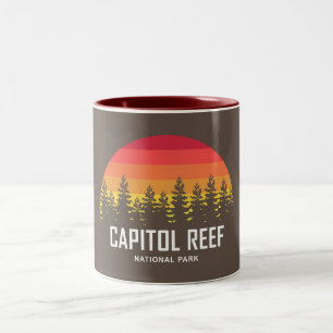 Nationalpark Hauptstadt Reef Zweifarbige Tasse