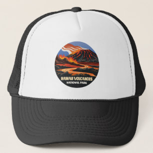 Nationalpark Hawaii Nationalpark Munia Vintag Truckerkappe