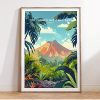 Nationalpark Hawaii Poster, Vulkane