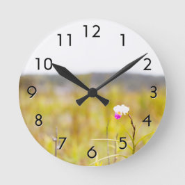 Nationalpark Hawaii Tropical Orchid Runde Wanduhr