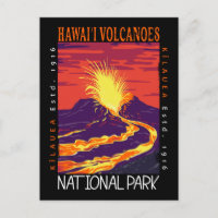 Nationalpark Hawaii Vintag beängstigend