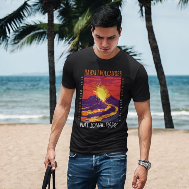 Nationalpark Hawaii Vintag beängstigend T-Shirt (Von Creator hochgeladen)