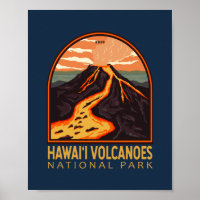 Nationalpark Hawaii Vintages Emblem
