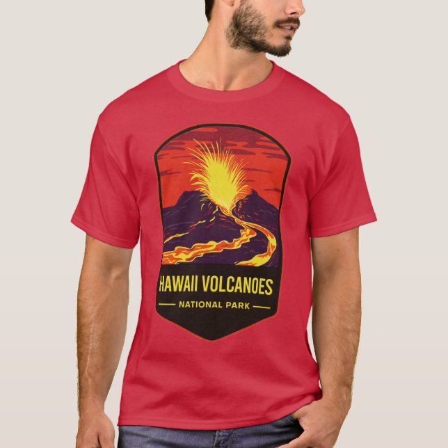 Nationalpark Hawaii-Vulkane 1 T-Shirt (Vorderseite)