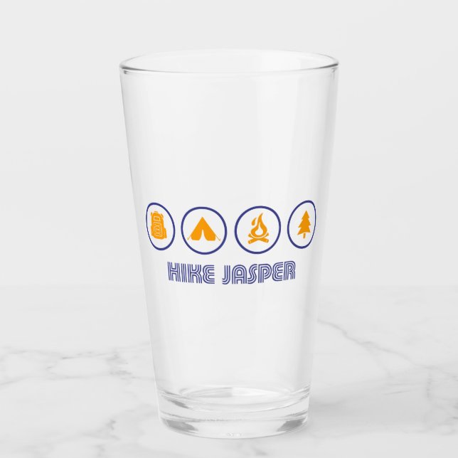 Nationalpark Hike Jasper Glas (Vorderseite)