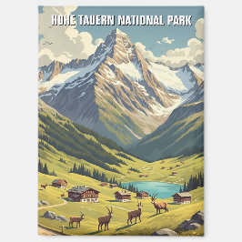Nationalpark Hohe Tauern Postkarte Magnet