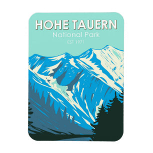 Nationalpark Hohe Tauern Vintag Magnet