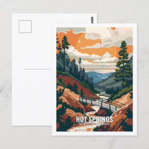 Nationalpark Hot Springs Arkansas USA Postkarte