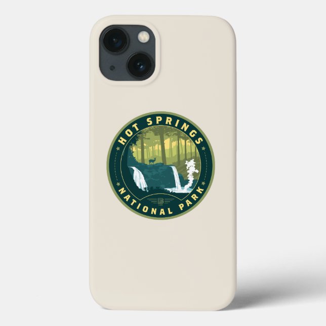 Nationalpark Hot Springs Case-Mate iPhone Hülle (Rückseite)
