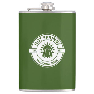 Nationalpark Hot Springs Flachmann