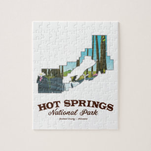 Nationalpark Hot Springs, Garland County, Arkansas Puzzle