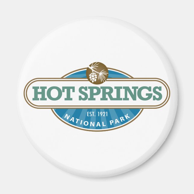 Nationalpark Hot Springs Magnet (Vorne)