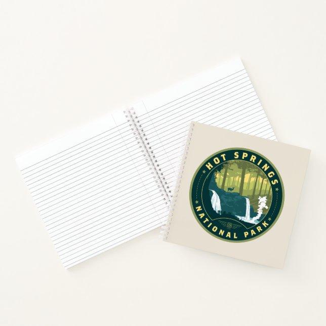 Nationalpark Hot Springs Notizbuch (Innenseite)