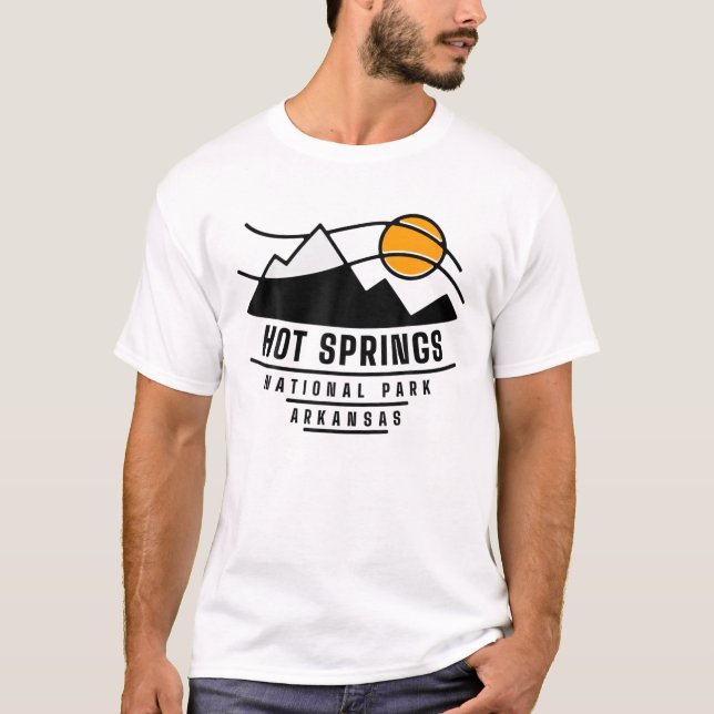 Nationalpark Hot Springs T-Shirt (Vorderseite)
