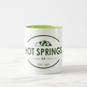 Nationalpark Hot Springs Zweifarbige Tasse
