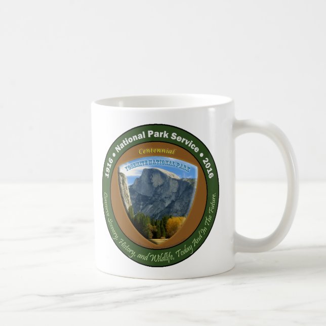 Nationalpark-hundertjährige Tassen-halbe Haube Tasse (Rechts)