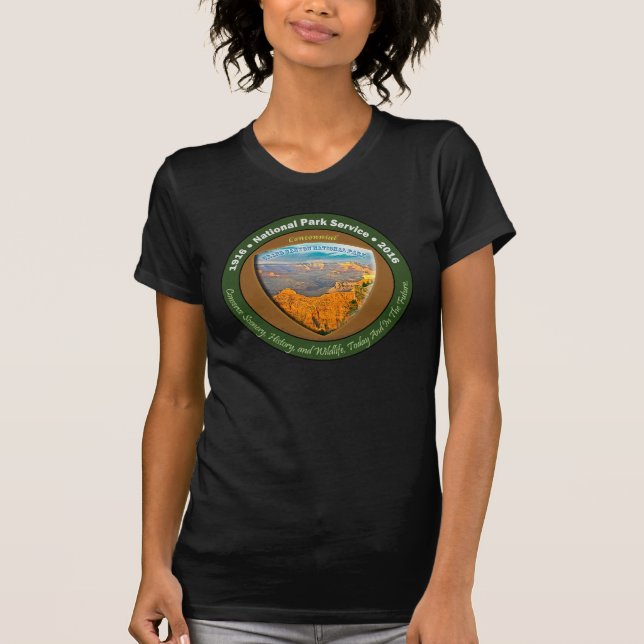Nationalpark-hundertjähriges Shirt-Grand Canyon T-Shirt (Vorderseite)