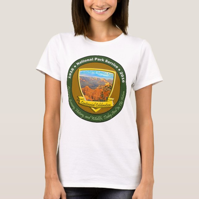 Nationalpark-hundertjähriges Shirt-Grand Canyon T-Shirt (Vorderseite)