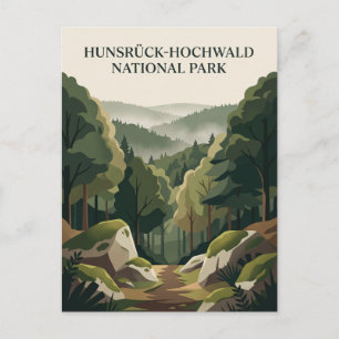 Nationalpark Hunsrück-Hochwald Deutschland Postkarte