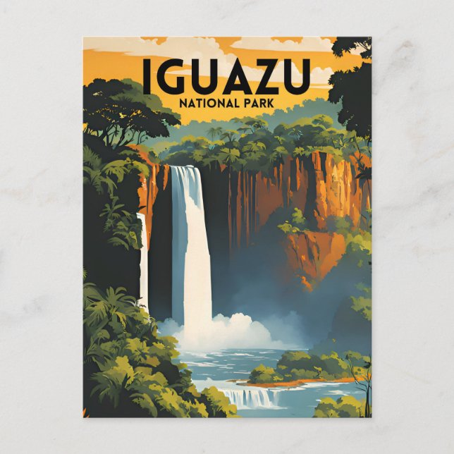 Nationalpark Iguazu Postkarte (Vorderseite)