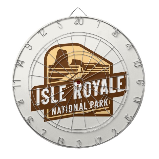 Nationalpark Isle Royale Dartscheibe (vorne)