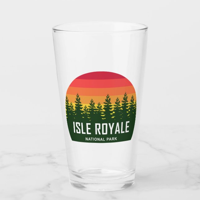 Nationalpark Isle Royale Glas (Vorderseite)