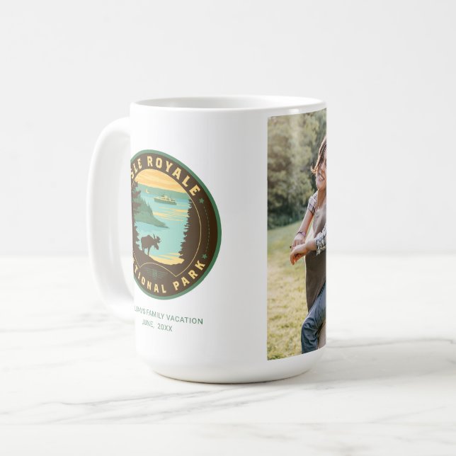 Nationalpark Isle Royale Kaffeetasse (Vorderseite Links)